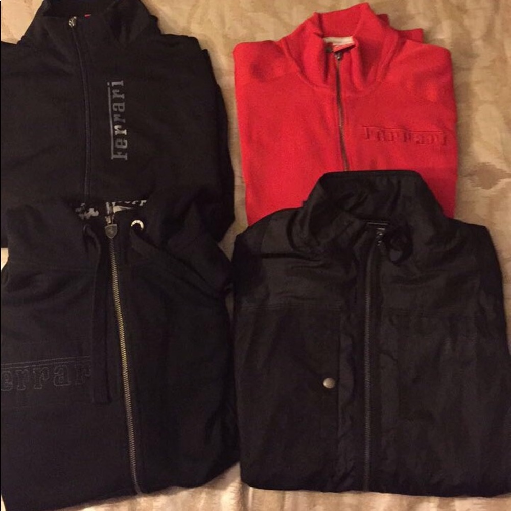 FERRARI SWEATER LOT OF 4 sz M